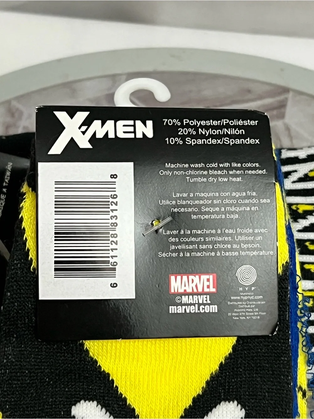 Kids Marvel X-Men Wolverine No Show Socks 8 Pairs 2 Sets Shoe Size 4-10 NWT
